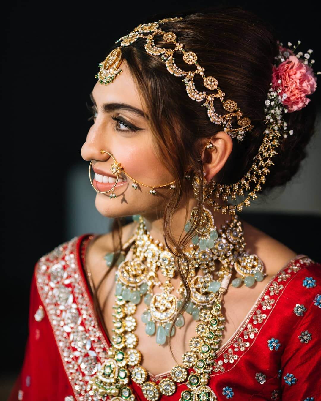 Red Lehenga and Jewelry Combinations you can't go wrong with!