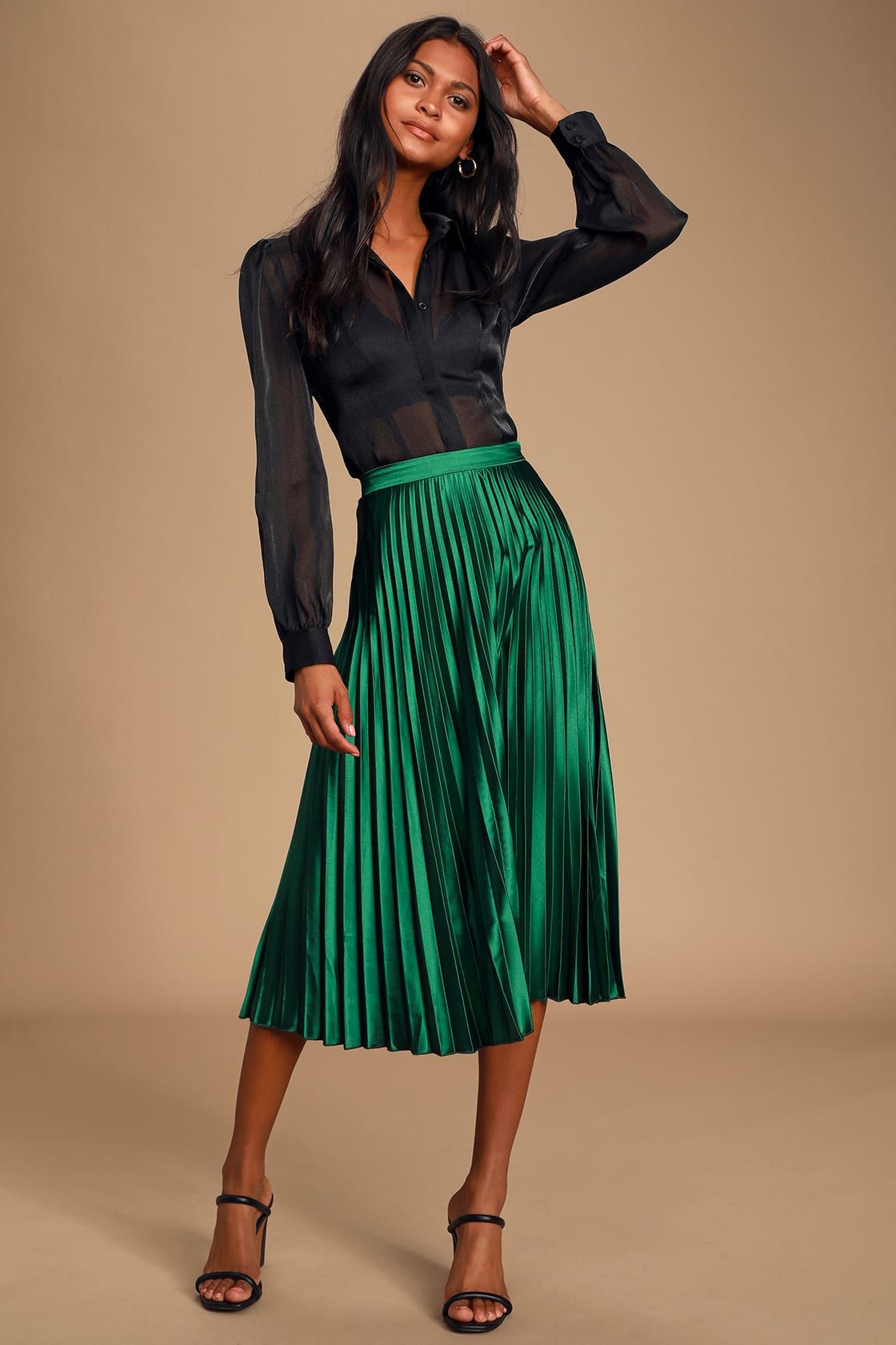 Maxi Pleated Skirt