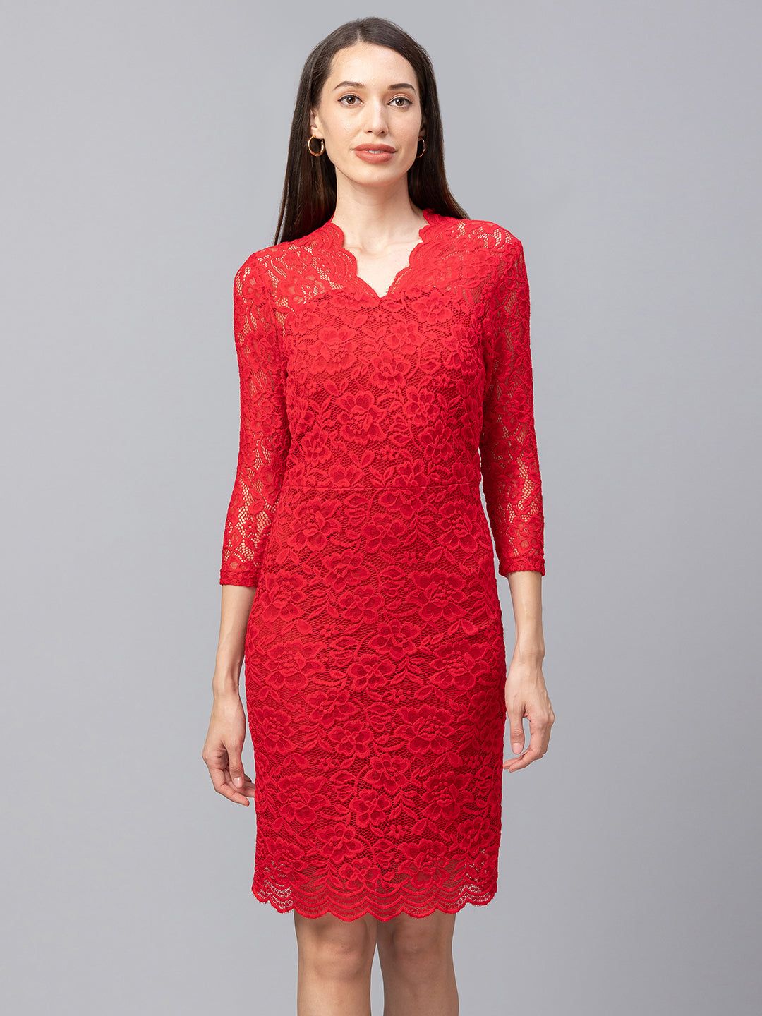 Red Sheath Dress