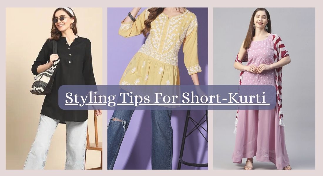 Buy Pink Zari Embellished Short Kurta, Flared Pants And Dupatta Set Online  - W for Woman