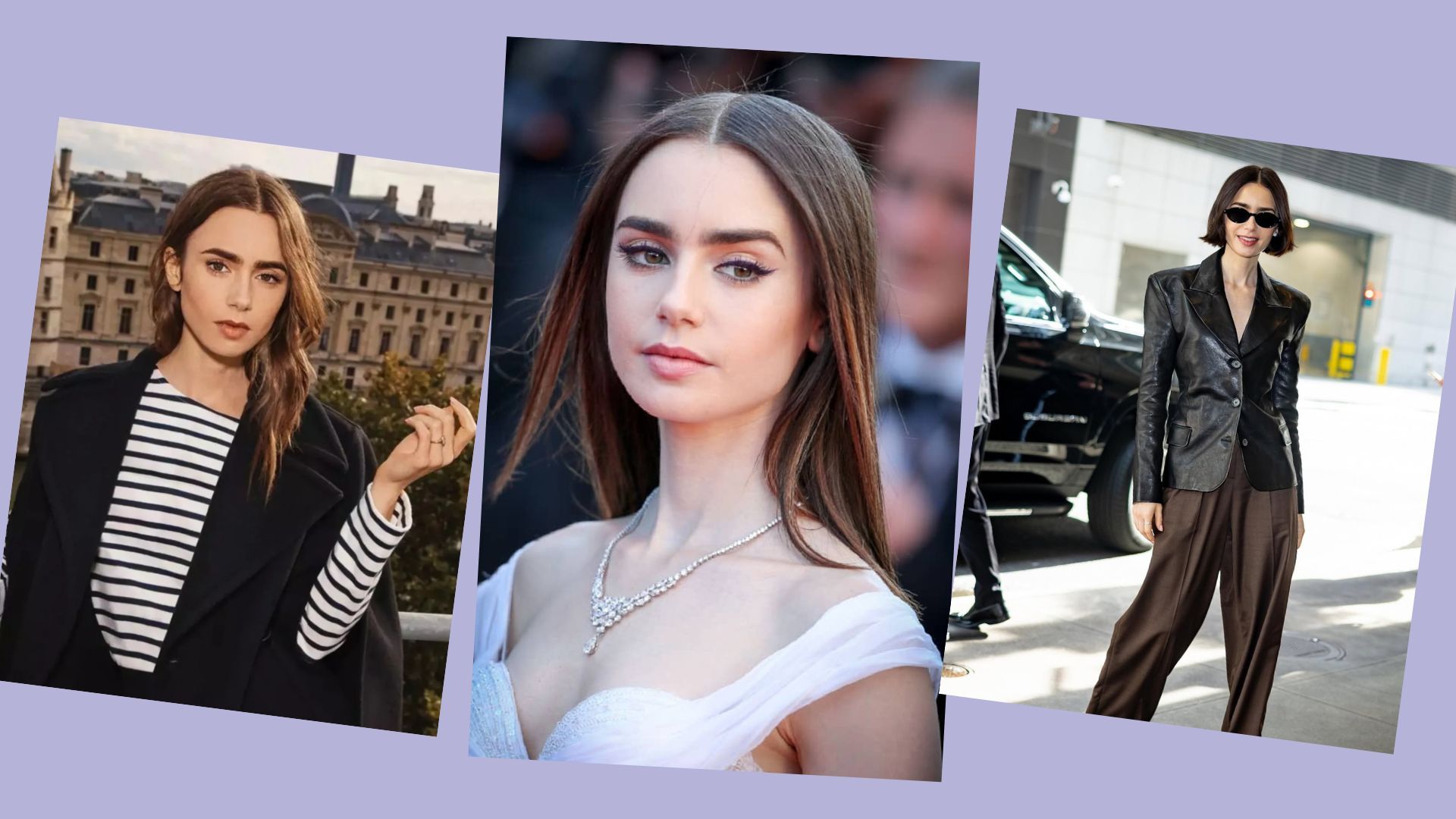 Lily Collins Stuns at New York Fashion Week in Calvin Klein Outfit