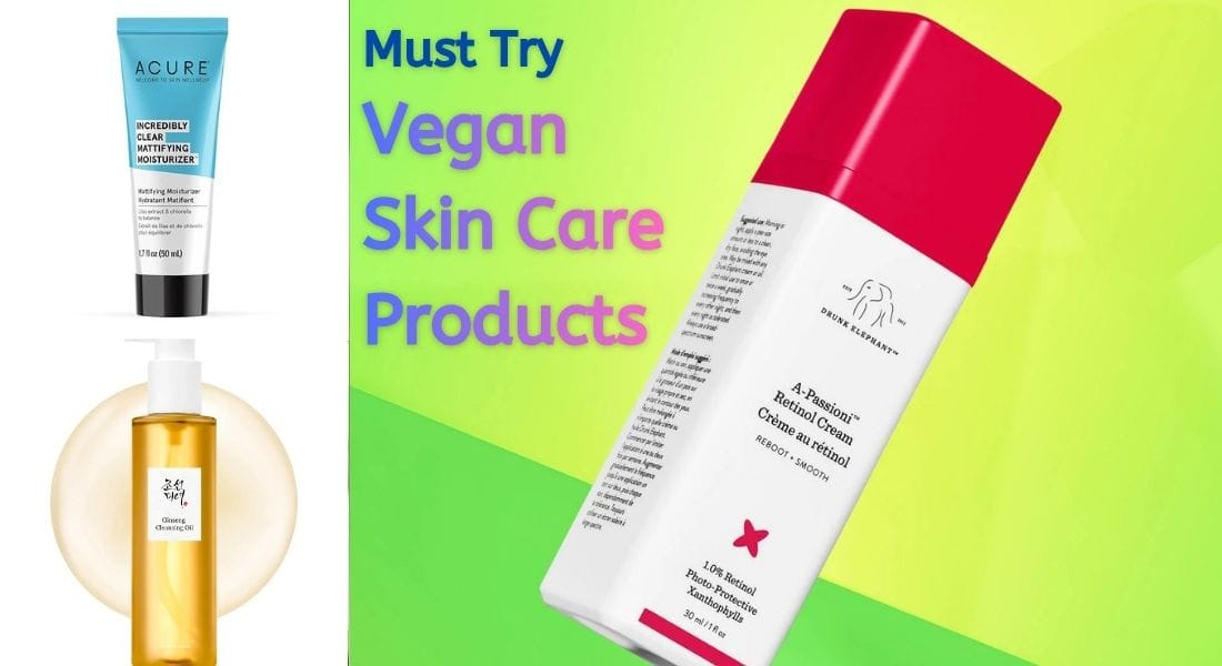 Vegan Skincare products